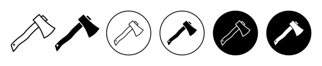 Hatchet Icon vector