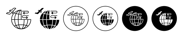 Import And Export Icon vector