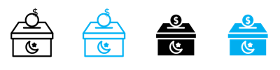 Infaq Icon vector