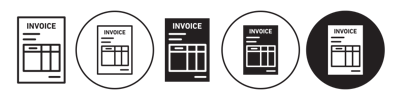 Invoice Icon vector