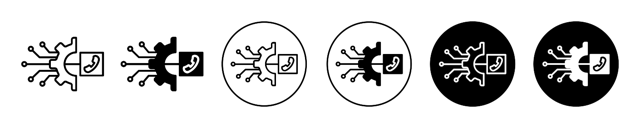 Ivr Icon vector