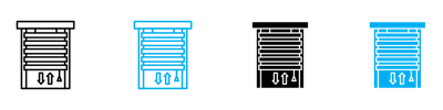 Jalousie Icon vector