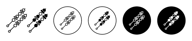Kebab Icon vector