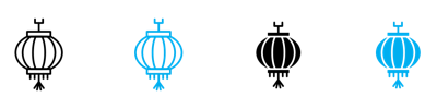 Lantern Icon vector