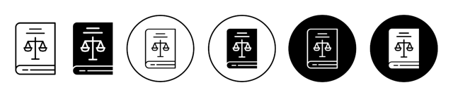 Law Book Icon vector