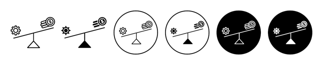 Leverage Icon vector
