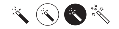 Magic Wand Icon vector