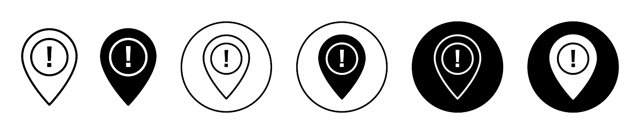 Map Pointer With Information Icon vector