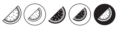 Melon Icon vector