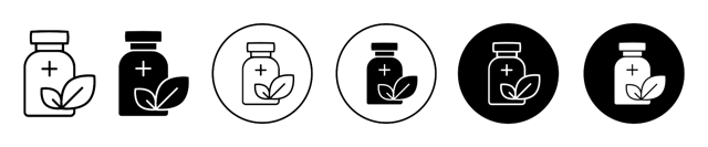 Modern Alternative Medicine Icon vector