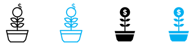 Money Tree Icon vector