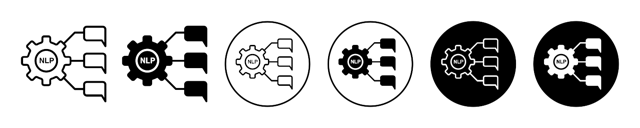 Nlp Icon vector