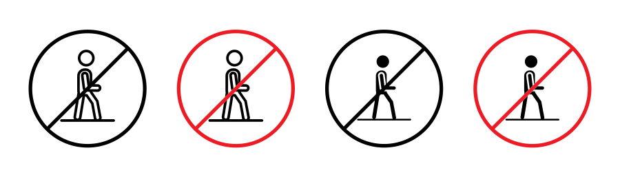 No Entry Sign 2 Icon SVG