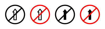 No Entry Sign vector