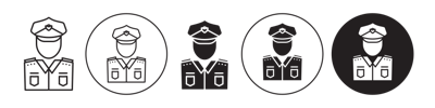 Officer Icon vector