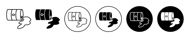 Oil Spill Icon vector