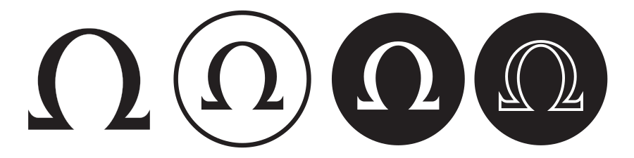 Omega Symbol Icon SVG