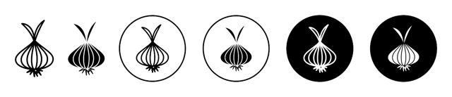 Onion Icon vector