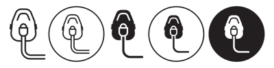 Oxygen Mask Icon vector