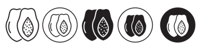 Papaya Icon vector