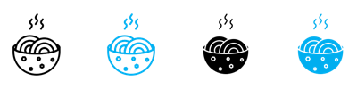 Pasta Icon vector