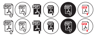 PDF Icon vector