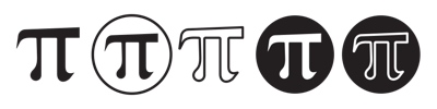 Pi Symbol vector