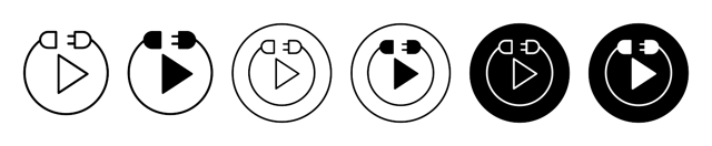 Plug And Play Icon vector