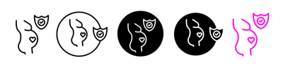 Pregnancy Insurance Icon vector