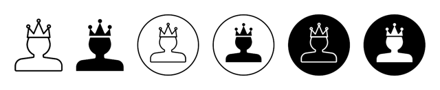 Premium User Icon vector