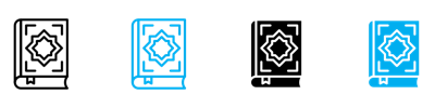 Quran Kareem Icon vector