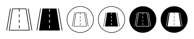 Road Icon vector