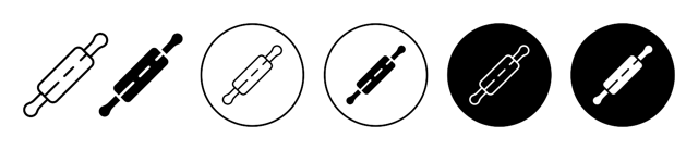 Rolling Pin Icon vector