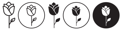 Rose Icon vector