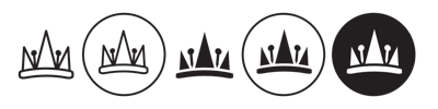Royalty Icon vector