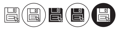 Save Icon vector
