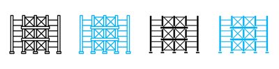 Scaffolding Icon vector