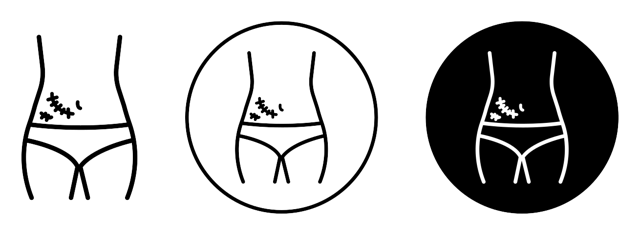 Scar Removal Icon vector
