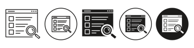 Search Result Icon vector