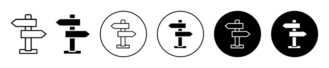 Signpost Icon vector