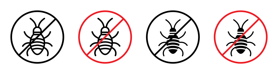Stop Insect Sign Icon SVG