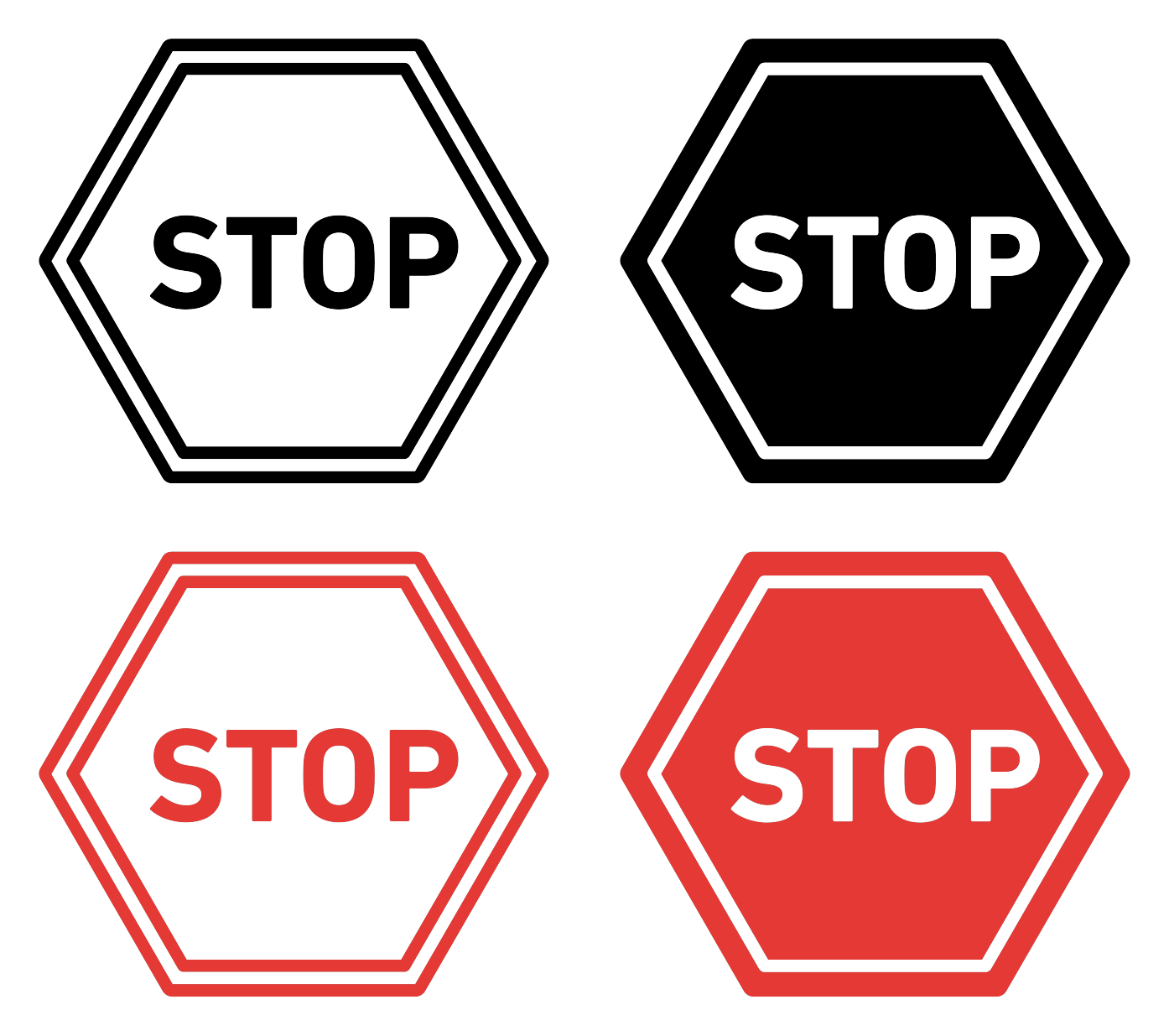 Stop Sign vector SVG
