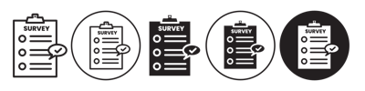 Survey Icon vector