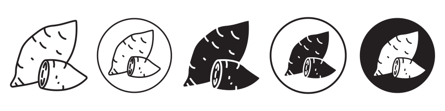 Sweet Potato Icon SVG