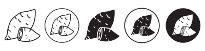 Sweet Potato vector