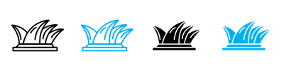 Sydney Opera House Icon vector