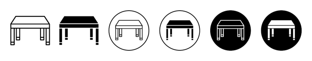 Table Icon vector