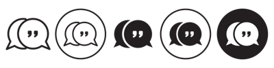 Testimonal Icon vector