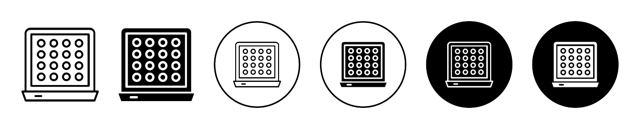 The Four Connect Game Icon vector
