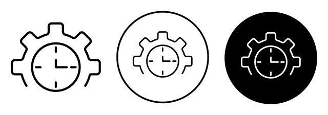 Time Management Icon vector